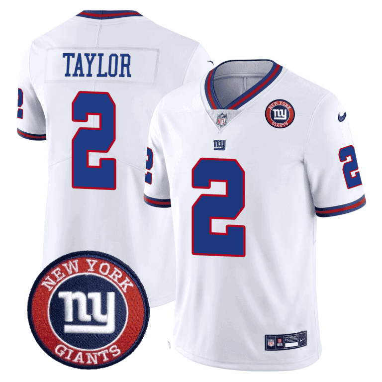 Giants Logo Patch Limited Jersey - All Stitched - image 8