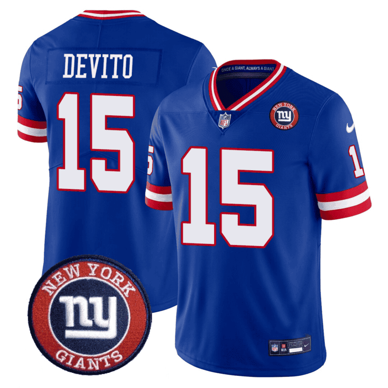 Giants Logo Patch Limited Jersey - All Stitched - image 1
