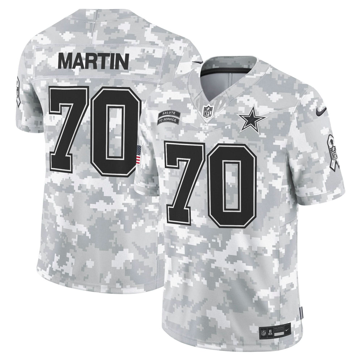 Dallas Cowboys 2024 Salute to Service Vapor Limited Jersey - All stitched - image 7