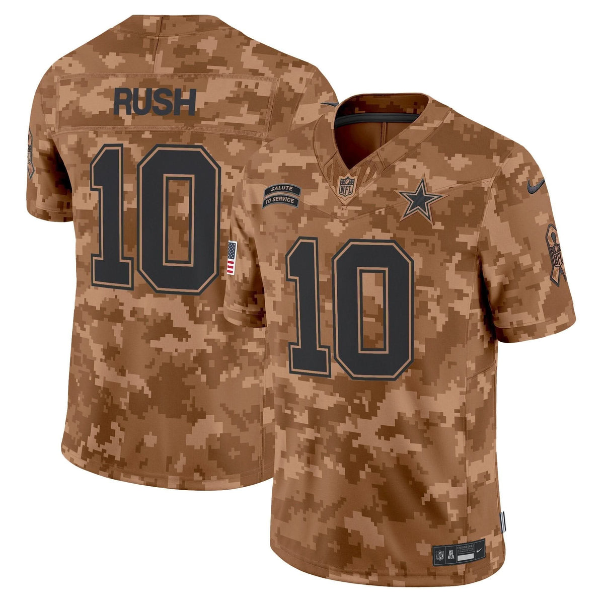 Dallas Cowboys 2024 Salute to Service Vapor Limited Jersey - All stitched - image 14