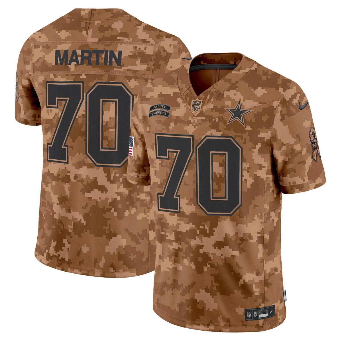 Dallas Cowboys 2024 Salute to Service Vapor Limited Jersey - All stitched - image 16
