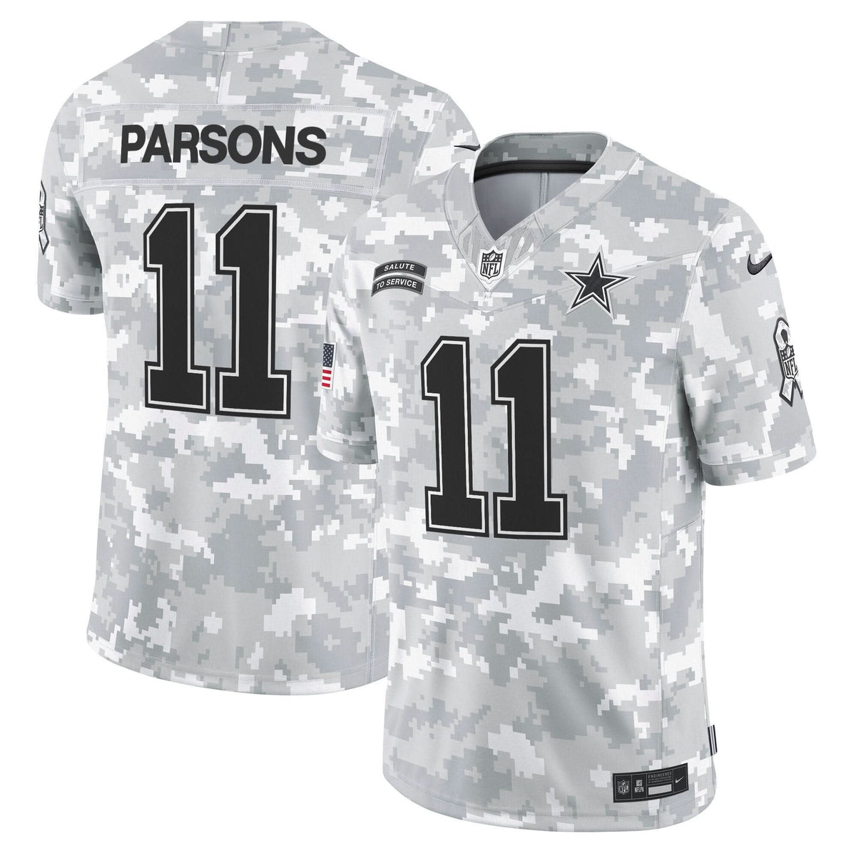 Dallas Cowboys 2024 Salute to Service Vapor Limited Jersey - All stitched - image 1