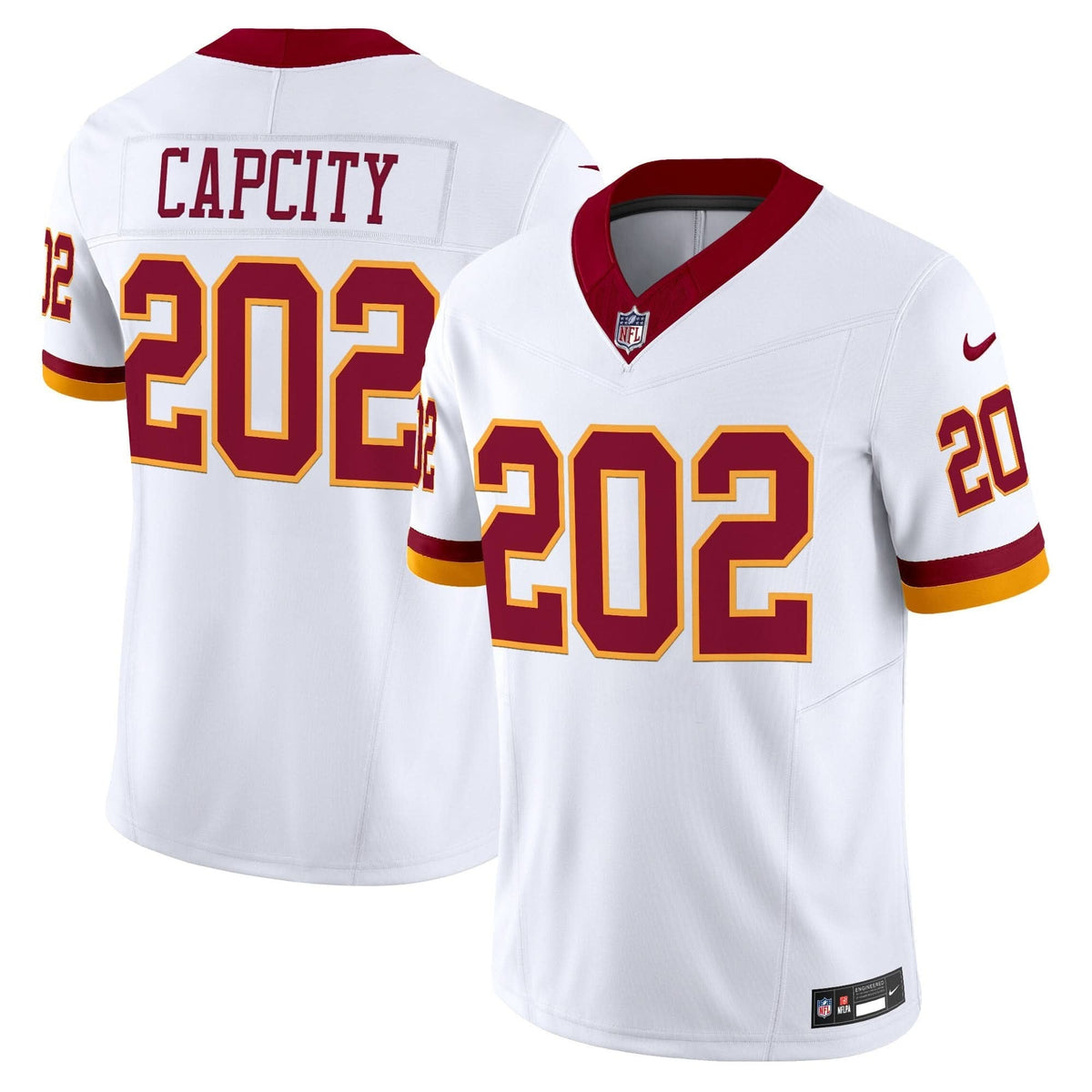 Washington Redskins Throwback Vapor Limited Jersey - All Stitched - image 2