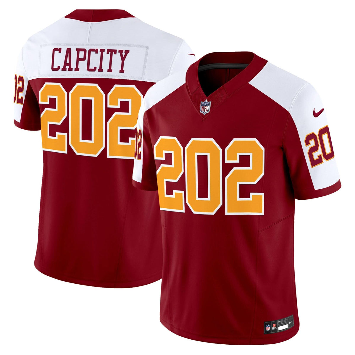 Washington Redskins Throwback Vapor Limited Jersey - All Stitched - image 22