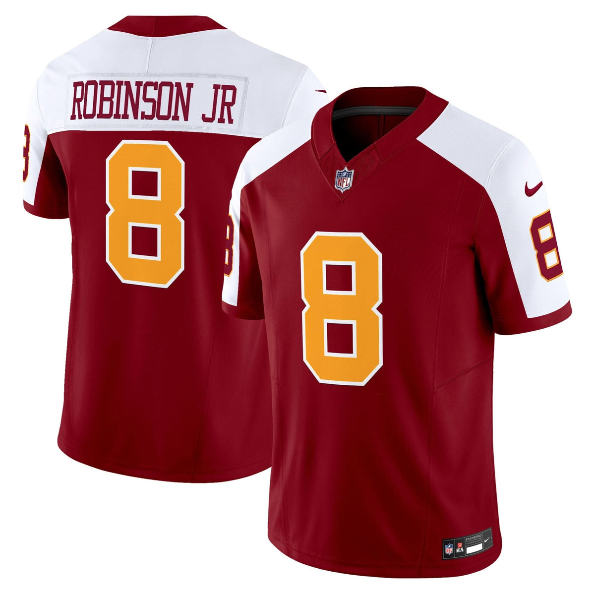 Washington Redskins Throwback Vapor Limited Jersey - All Stitched - image 23