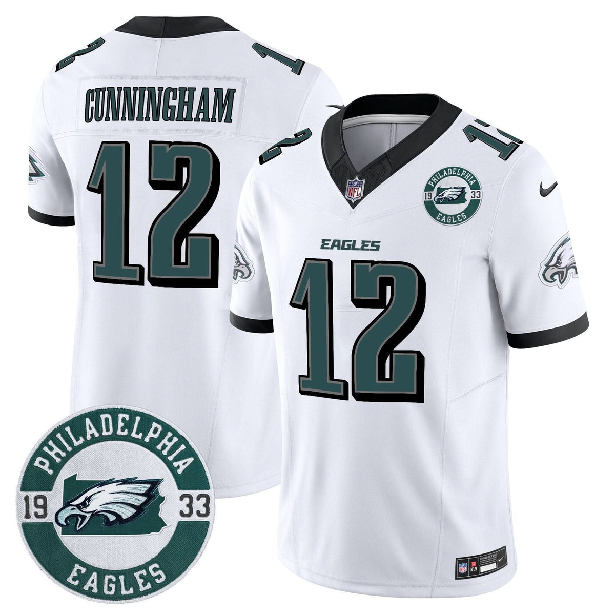 Eagles 2024 Vapor Limited Jersey - Est. 1933 Patch - All Stitched - image 14