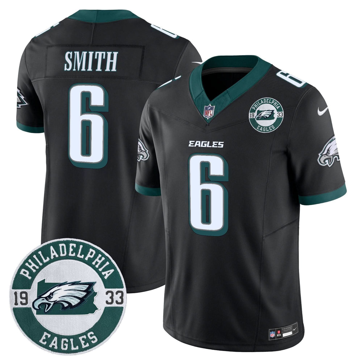 Eagles 2024 Vapor Limited Jersey - Est. 1933 Patch - All Stitched - image 21