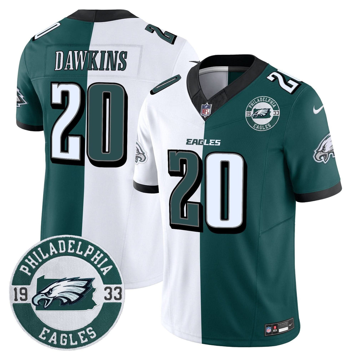 Eagles 2024 Vapor Limited Jersey - Est. 1933 Patch - All Stitched - image 48