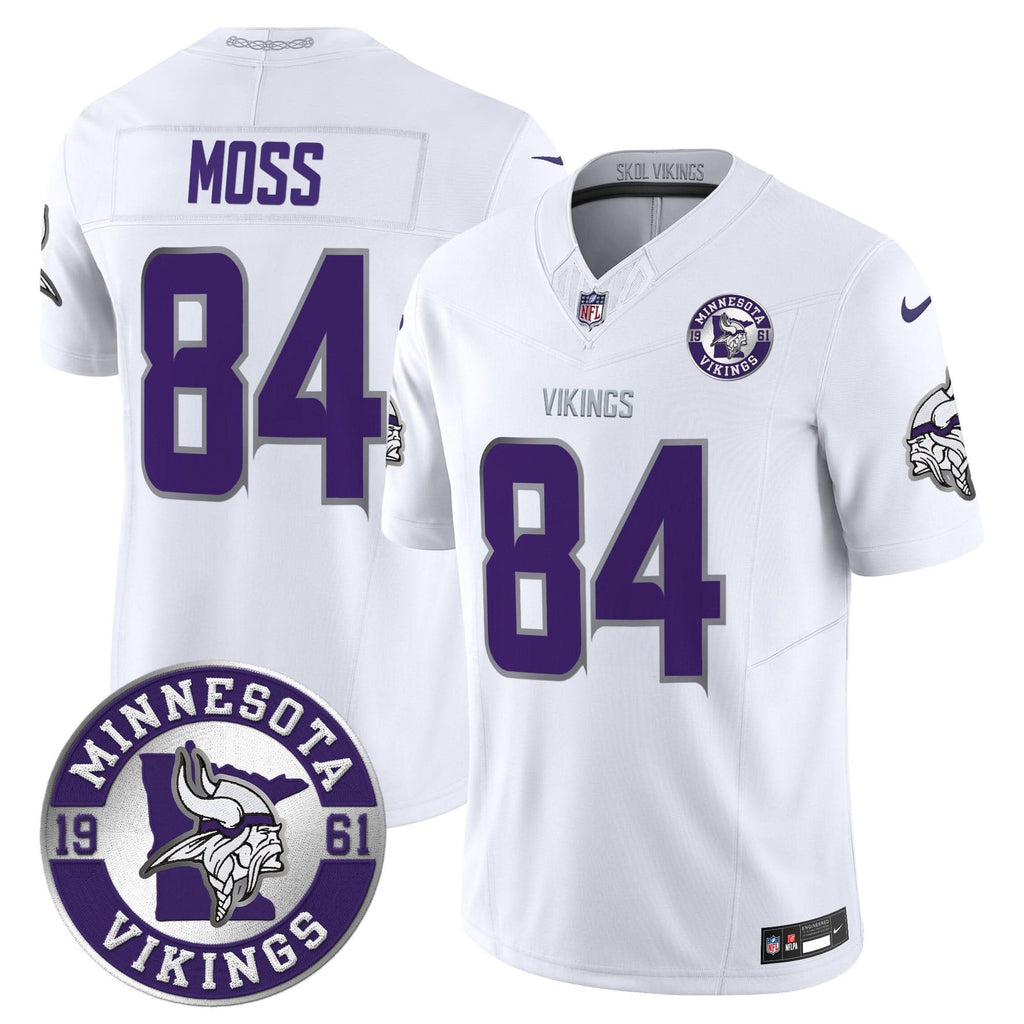Minnesota Vikings 2024 Vapor Limited Jersey V2 - Est. 1961 Patch - All Stitched - image 45