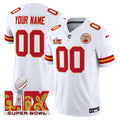Chiefs Super Bowl LIX Patch Vapor Limited Custom Jersey - All Stitched - image 1