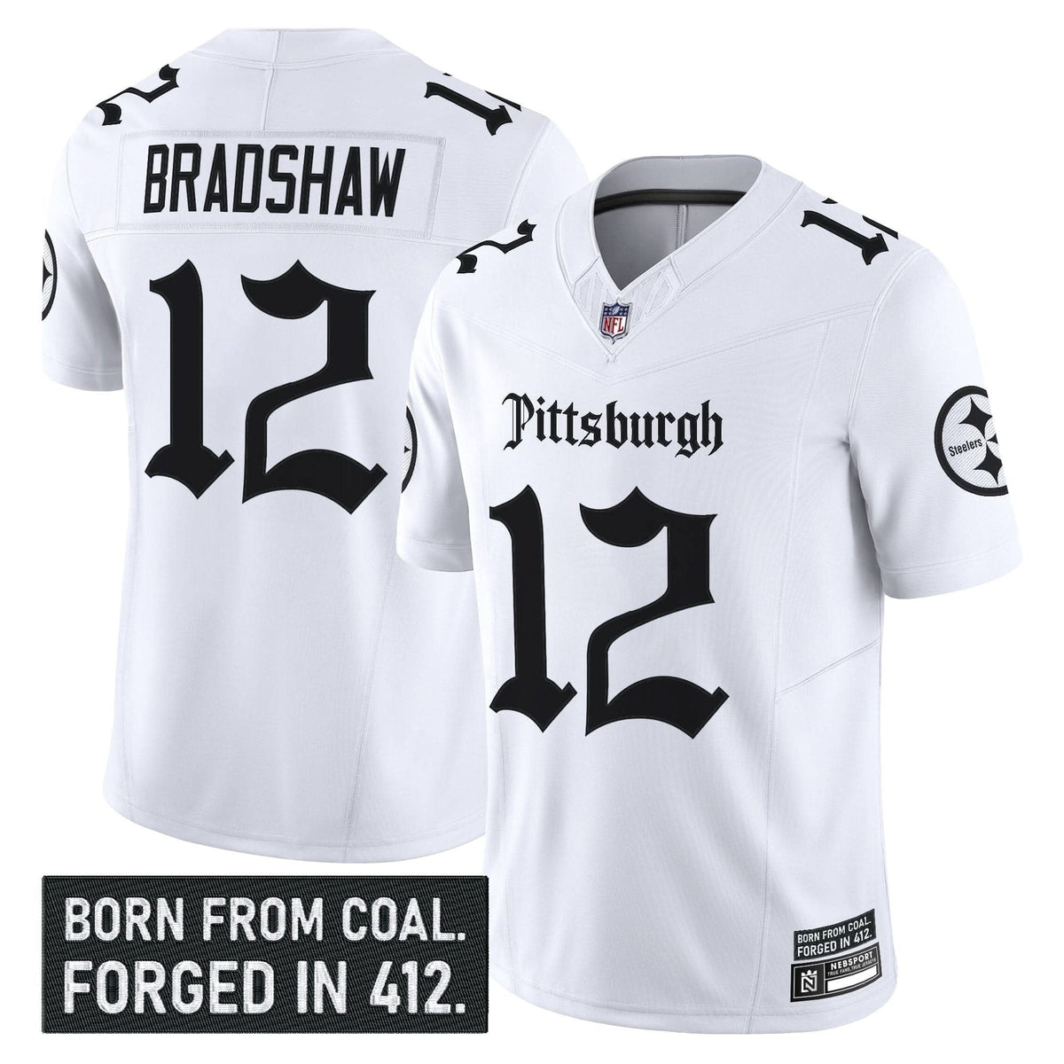 Pittsburgh Steelers 'Gothic Steel City Edition' Vapor Limited Jersey - All Stitched - image 18