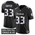 Pittsburgh Steelers 'Gothic Steel City Edition' Vapor Limited Jersey - All Stitched - image 1
