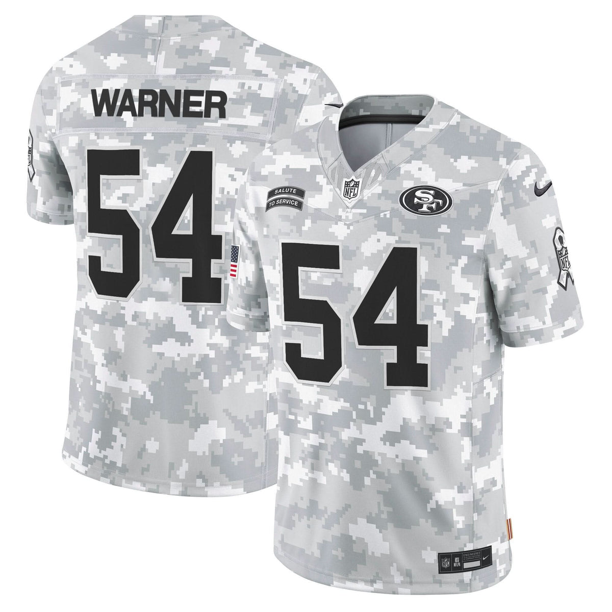 49ers 2024 Salute to Service Vapor Limited Jersey - All stitched - image 5