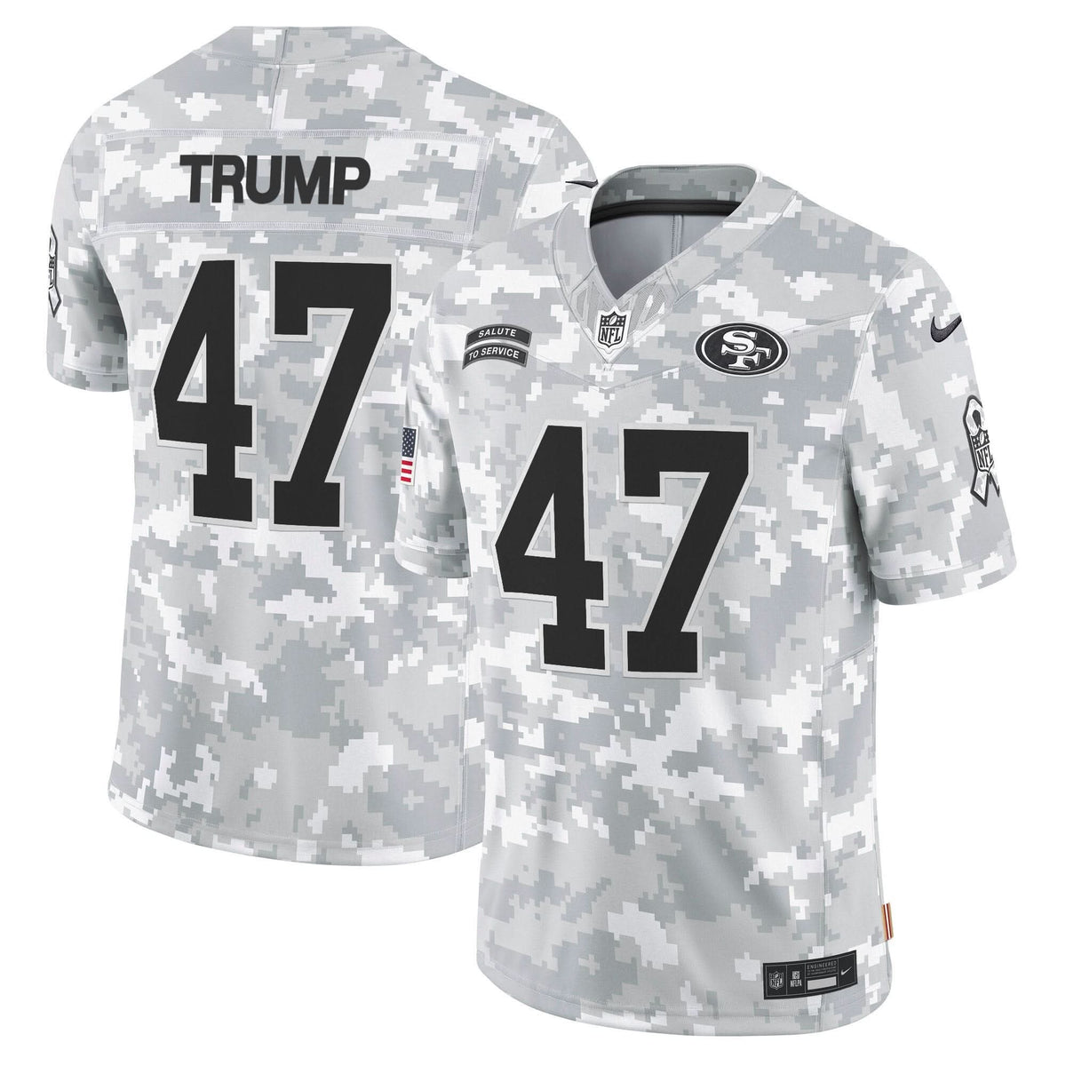 49ers 2024 Salute to Service Vapor Limited Jersey - All stitched - image 11