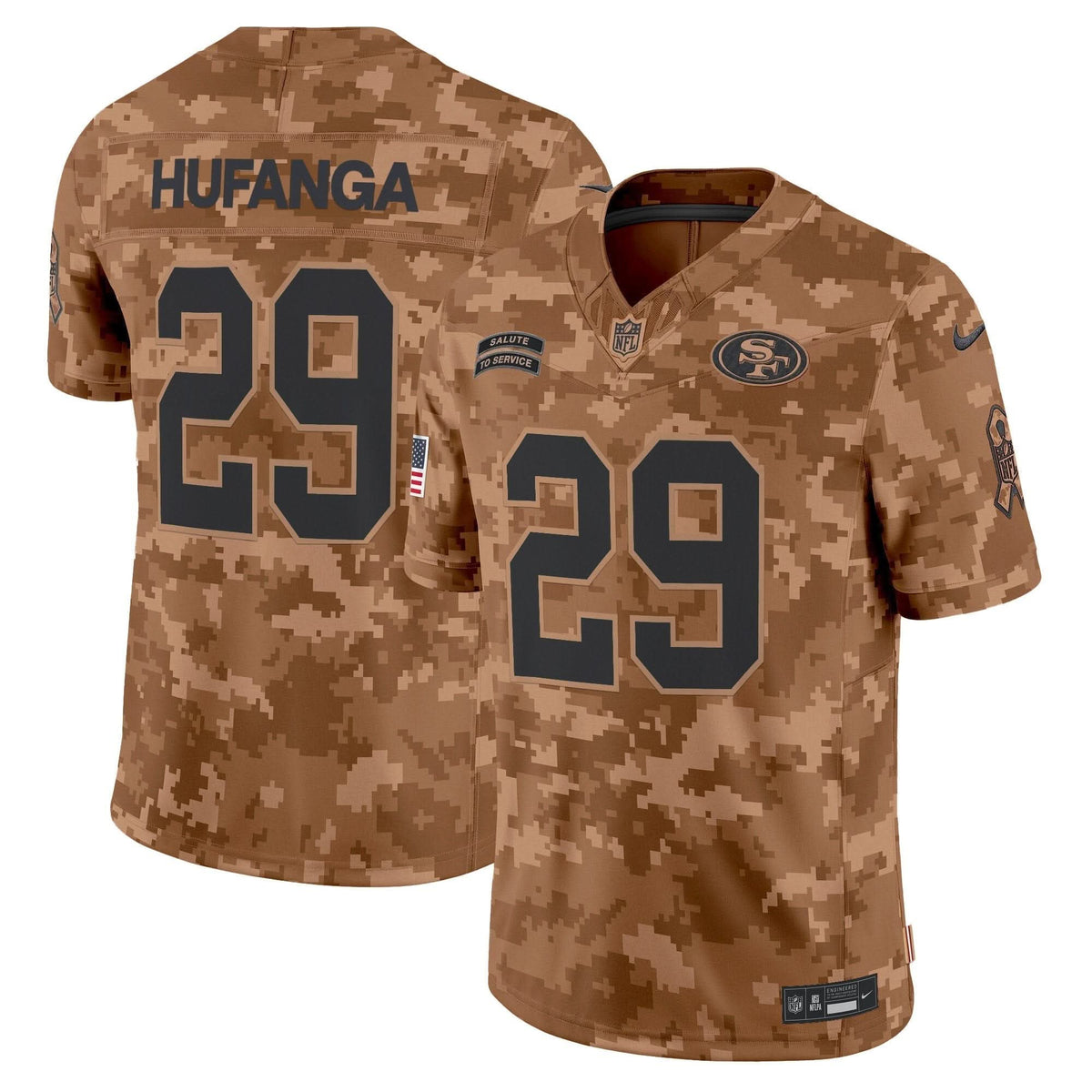 49ers 2024 Salute to Service Vapor Limited Jersey - All stitched - image 22