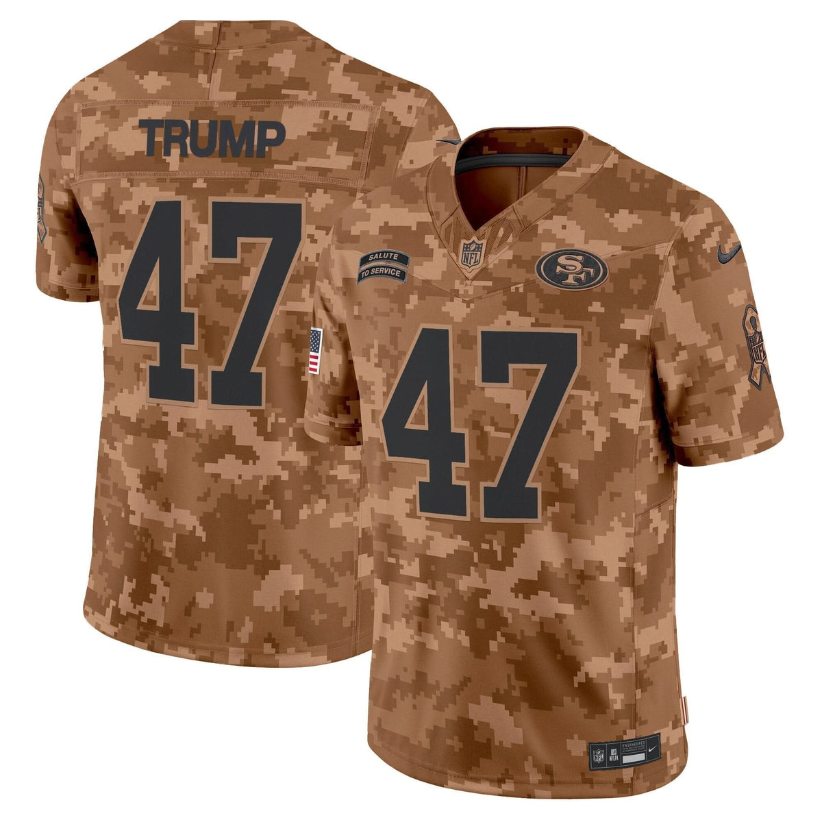 49ers 2024 Salute to Service Vapor Limited Jersey - All stitched - image 23
