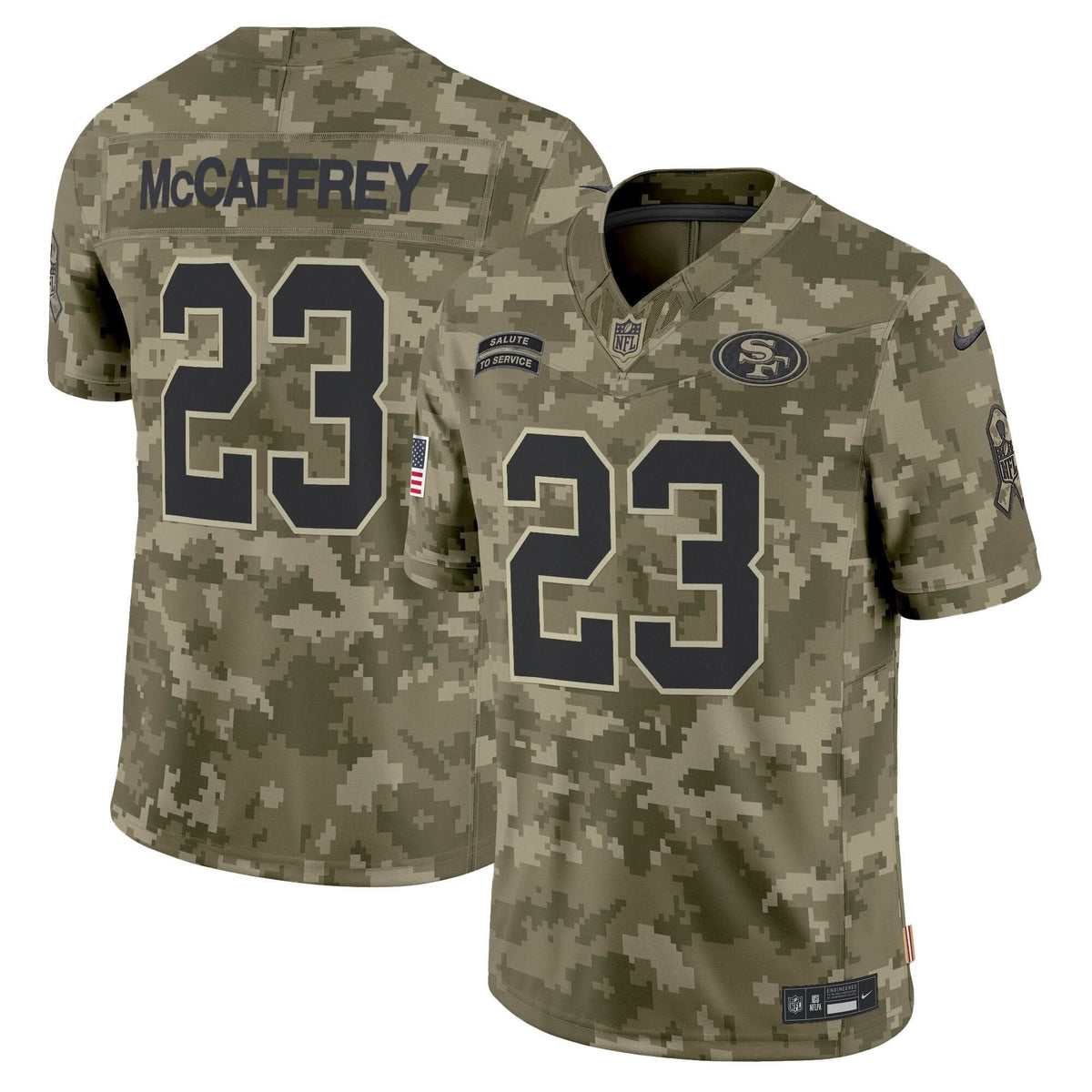 49ers 2024 Salute to Service Vapor Limited Jersey - All stitched - image 25