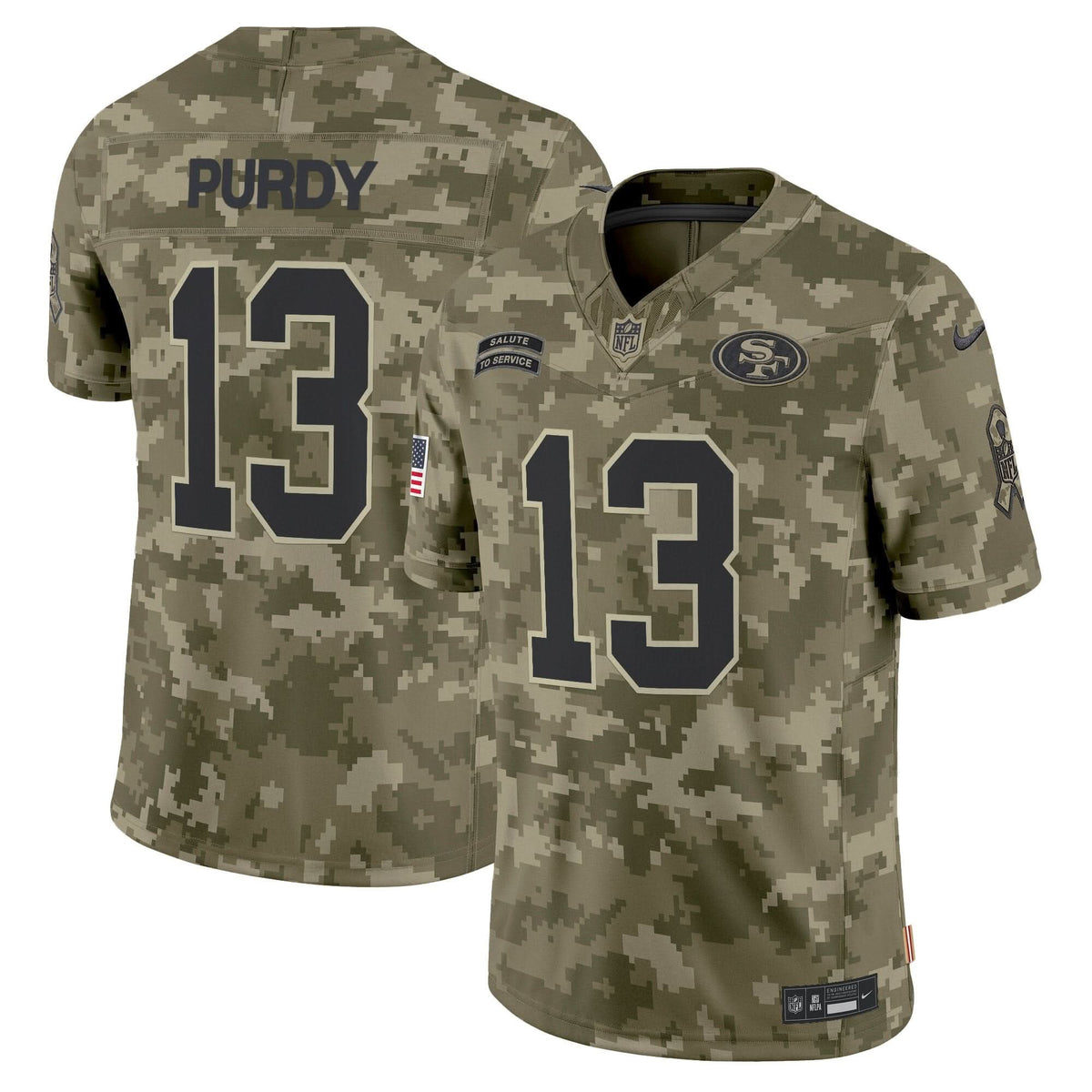 49ers 2024 Salute to Service Vapor Limited Jersey - All stitched - image 27