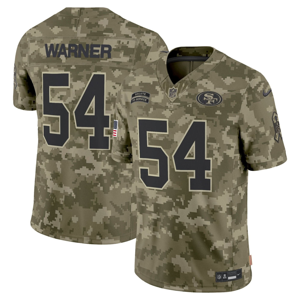 49ers 2024 Salute to Service Vapor Limited Jersey - All stitched - image 29