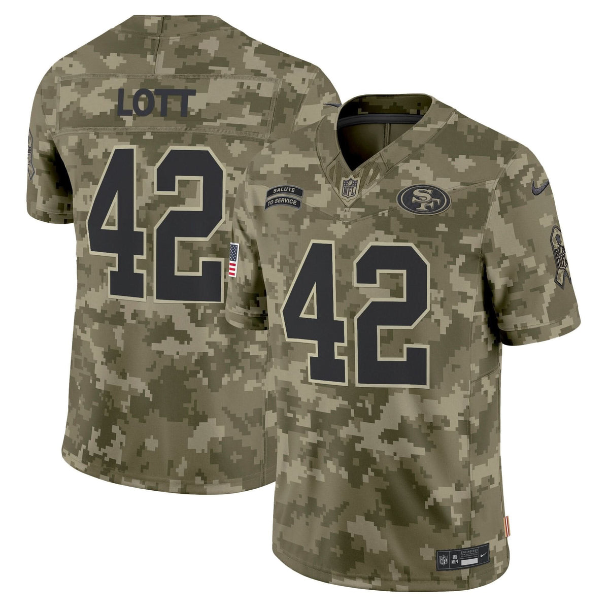 49ers 2024 Salute to Service Vapor Limited Jersey - All stitched - image 33