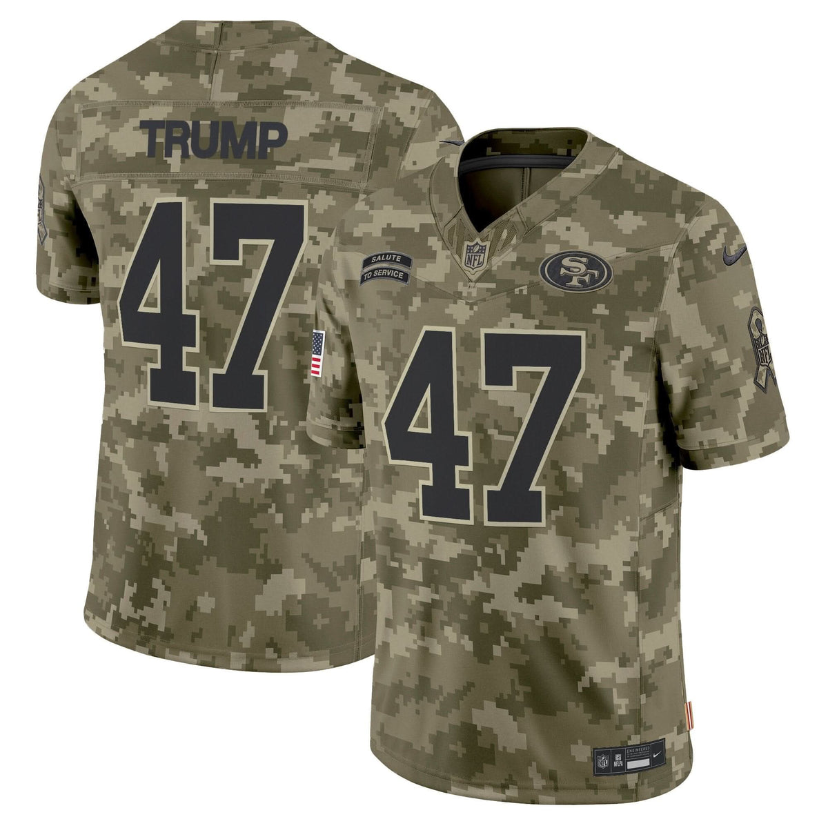 49ers 2024 Salute to Service Vapor Limited Jersey - All stitched - image 35