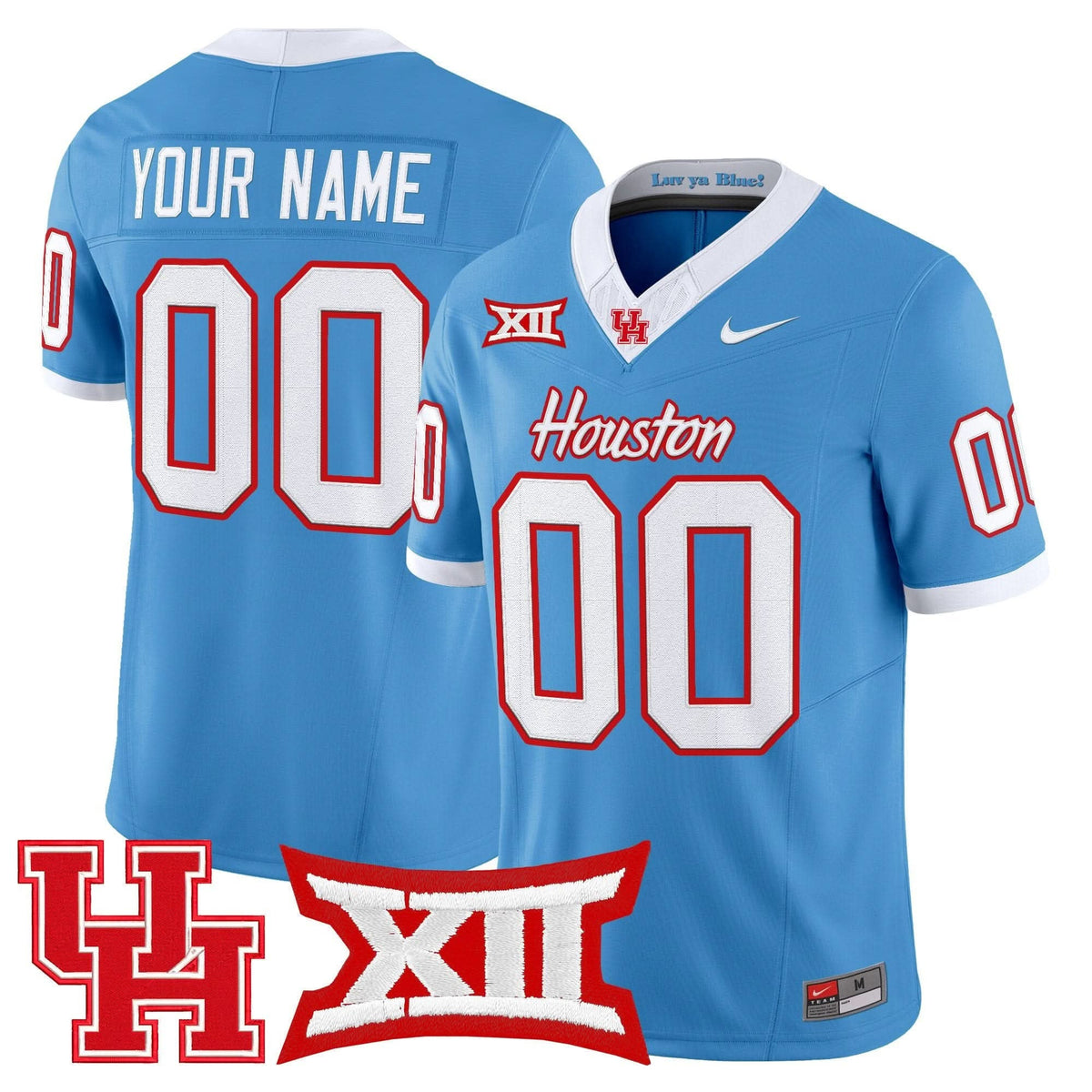 Houston Cougars 2025 Vapor Limited Custom Jersey - All Stitched - image 1