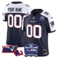 Patriots Bill Belichick 6x Champions Patch Vapor Custom Jersey - All Stitched - image 1