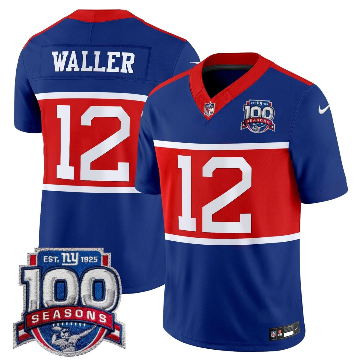 New York Giants 'Century Red' 100th Season Commemorative Vapor Jersey - All Stitched - image 19