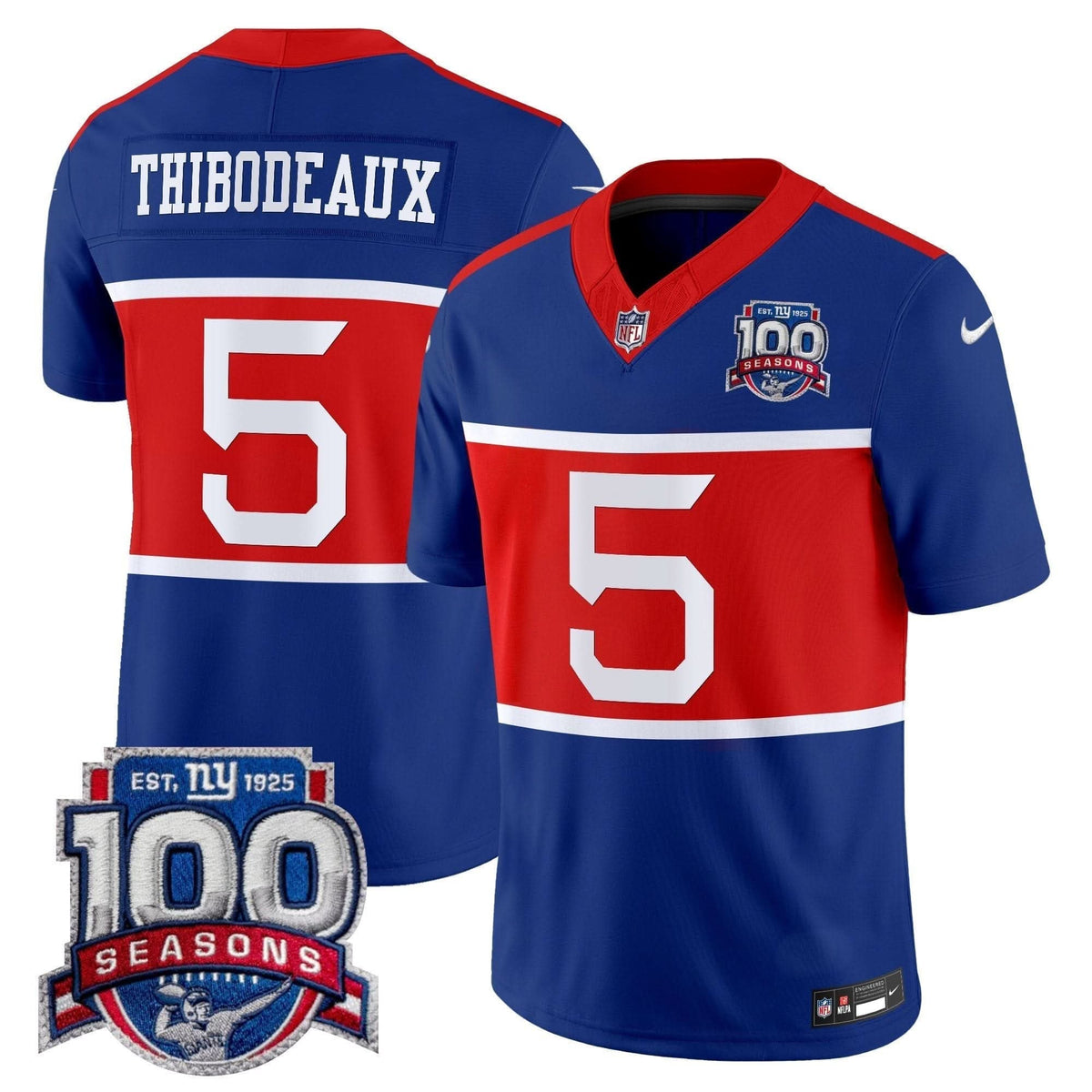 New York Giants 'Century Red' 100th Season Commemorative Vapor Jersey - All Stitched - image 20
