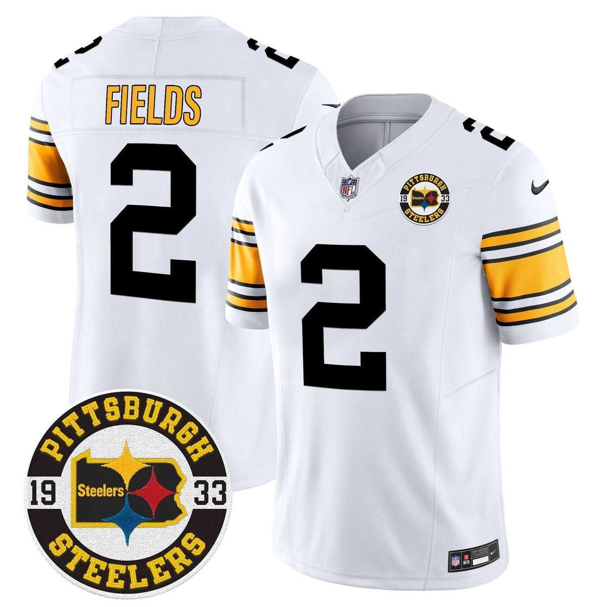 Steelers 2024 Vapor Limited Jersey - Est 1933 Patch - All Stitched - image 10