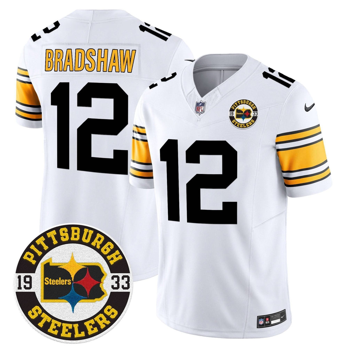 Steelers 2024 Vapor Limited Jersey - Est 1933 Patch - All Stitched - image 15