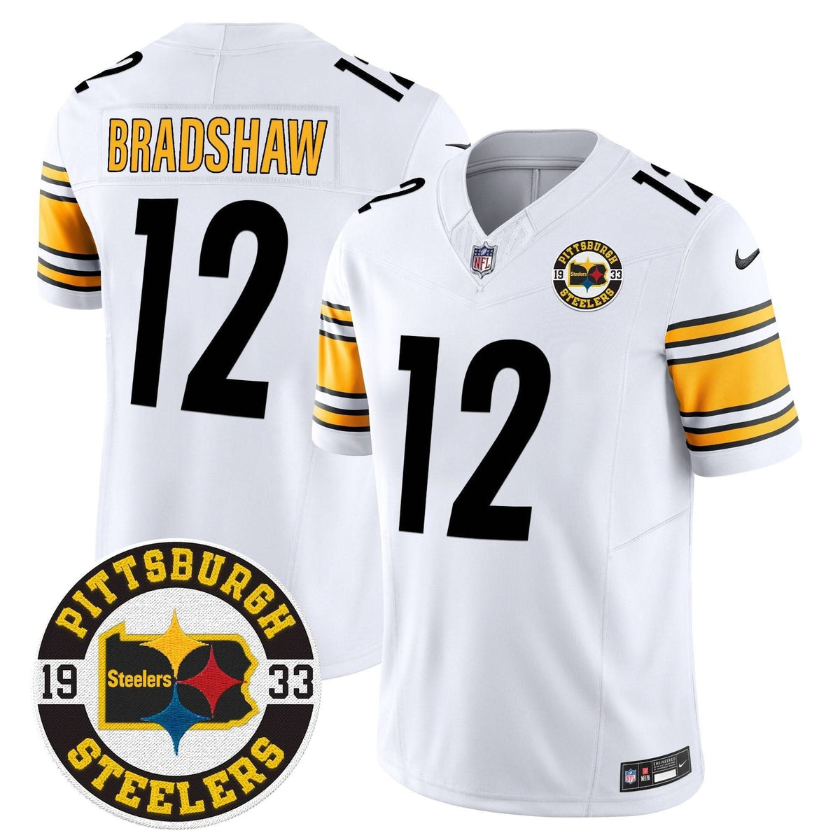 Steelers 2024 Vapor Limited Jersey - Est 1933 Patch - All Stitched - image 33