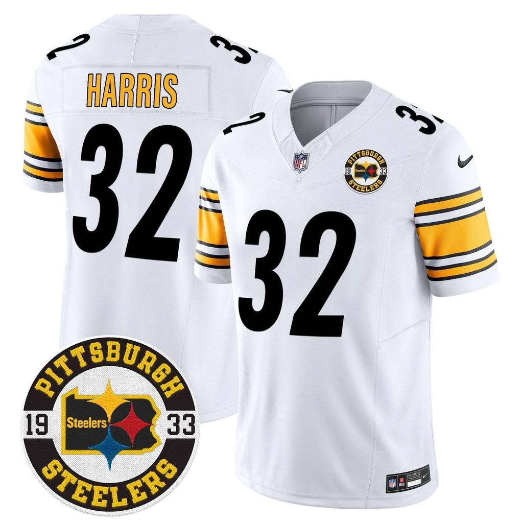 Steelers 2024 Vapor Limited Jersey - Est 1933 Patch - All Stitched - image 34