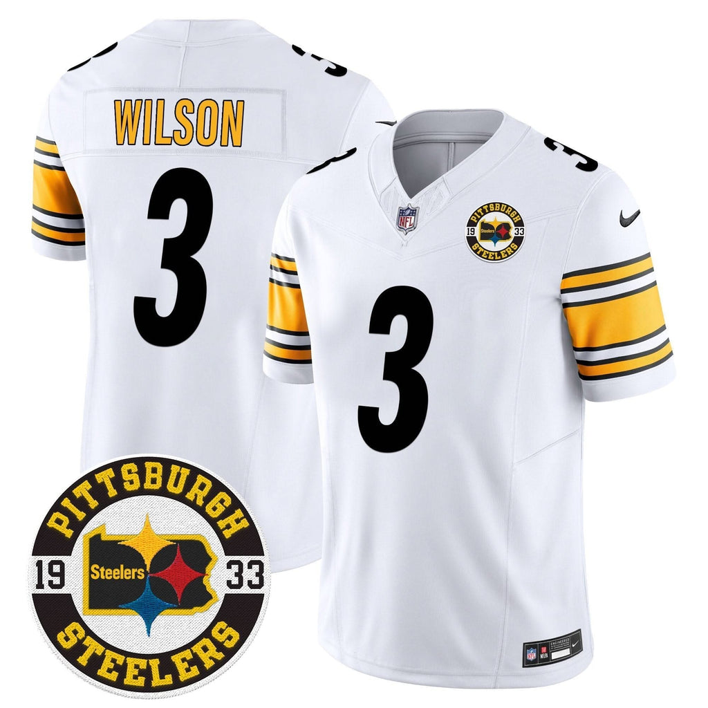 Steelers 2024 Vapor Limited Jersey - Est 1933 Patch - All Stitched - image 36