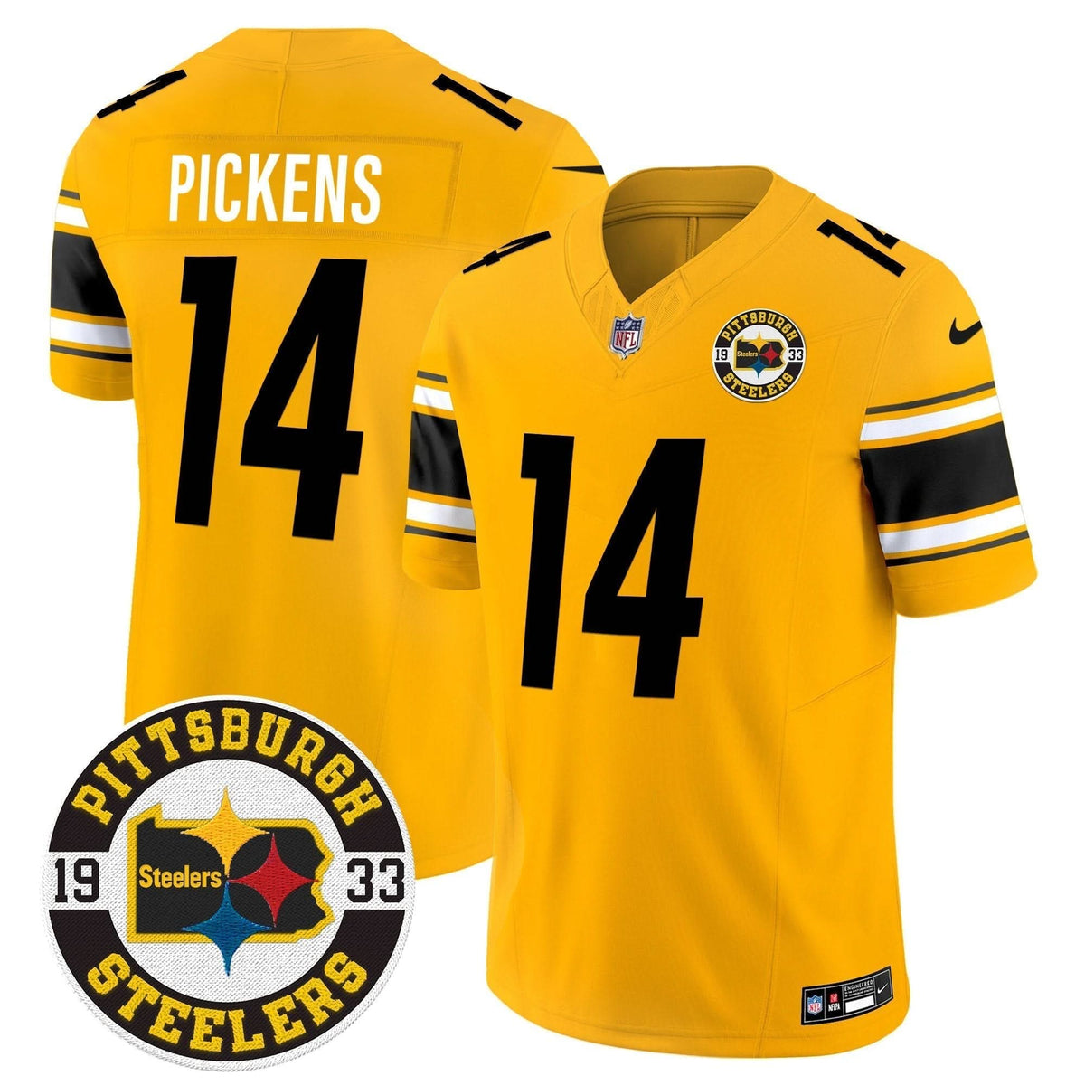 Steelers 2024 Vapor Limited Jersey - Est 1933 Patch - All Stitched - image 39