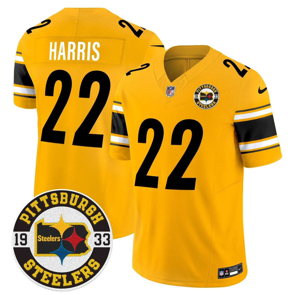 Steelers 2024 Vapor Limited Jersey - Est 1933 Patch - All Stitched - image 40