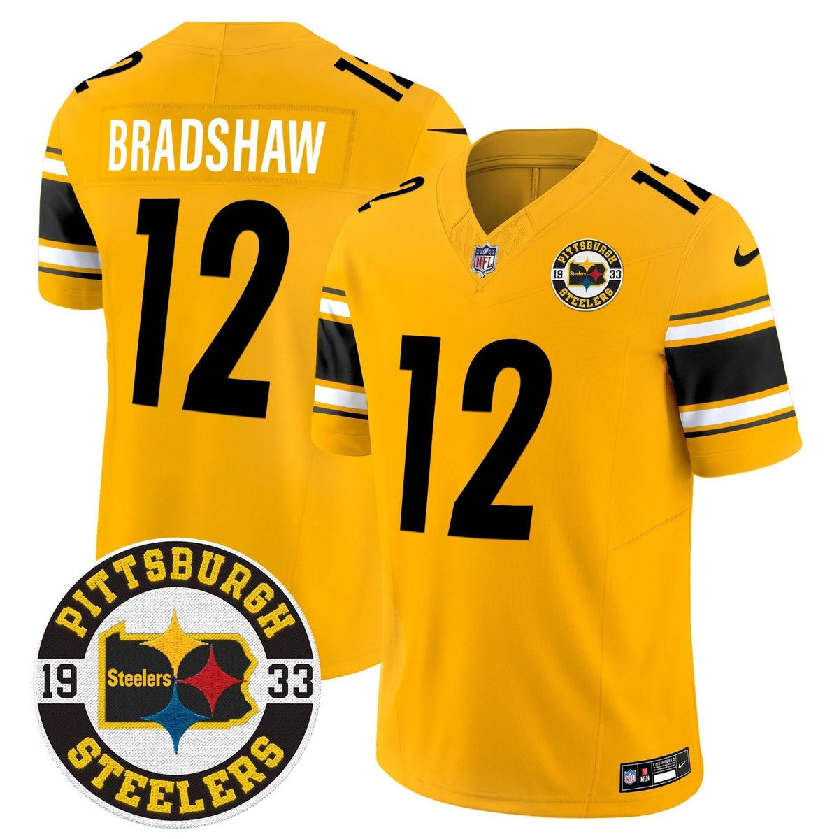 Steelers 2024 Vapor Limited Jersey - Est 1933 Patch - All Stitched - image 42