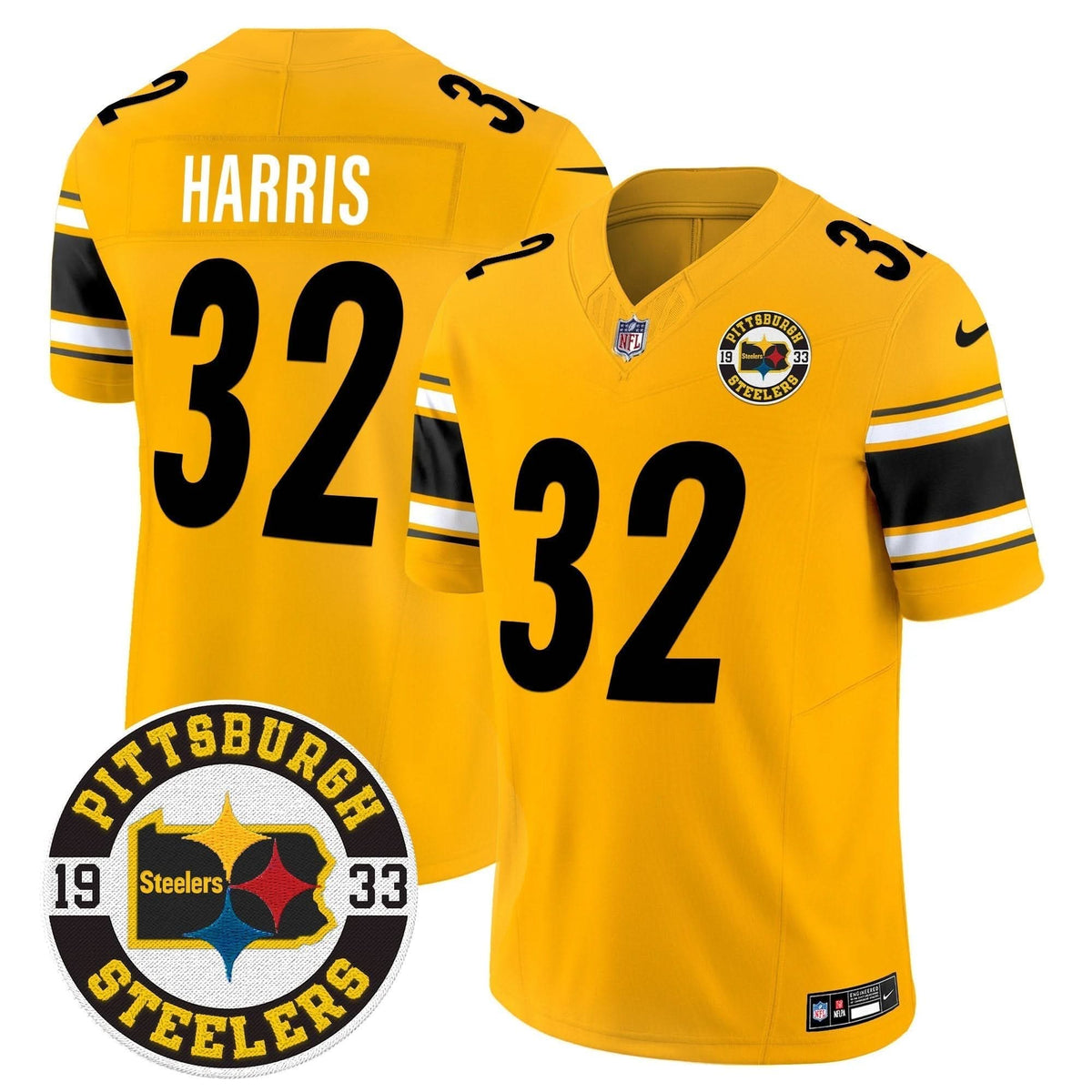 Steelers 2024 Vapor Limited Jersey - Est 1933 Patch - All Stitched - image 43