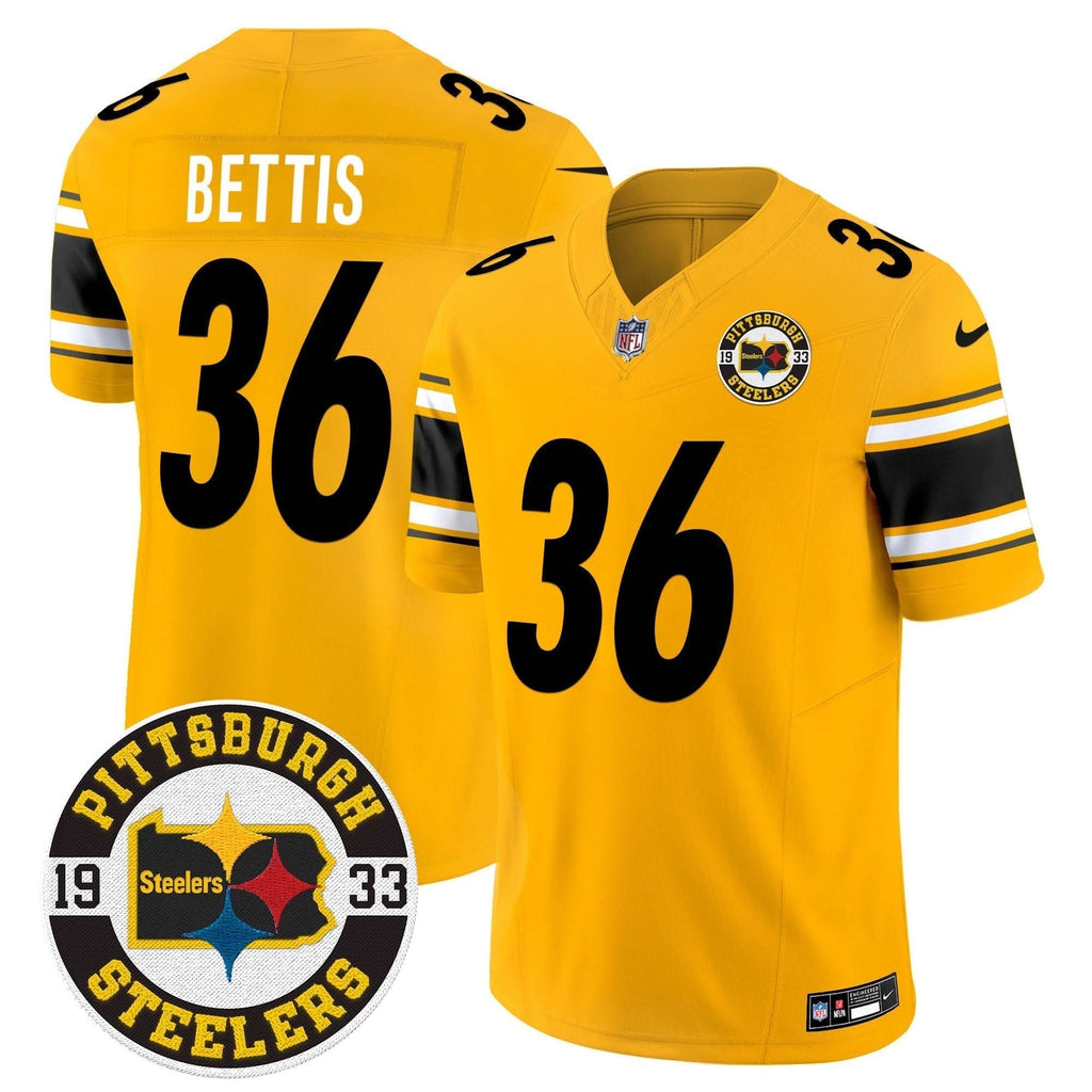 Steelers 2024 Vapor Limited Jersey - Est 1933 Patch - All Stitched - image 44