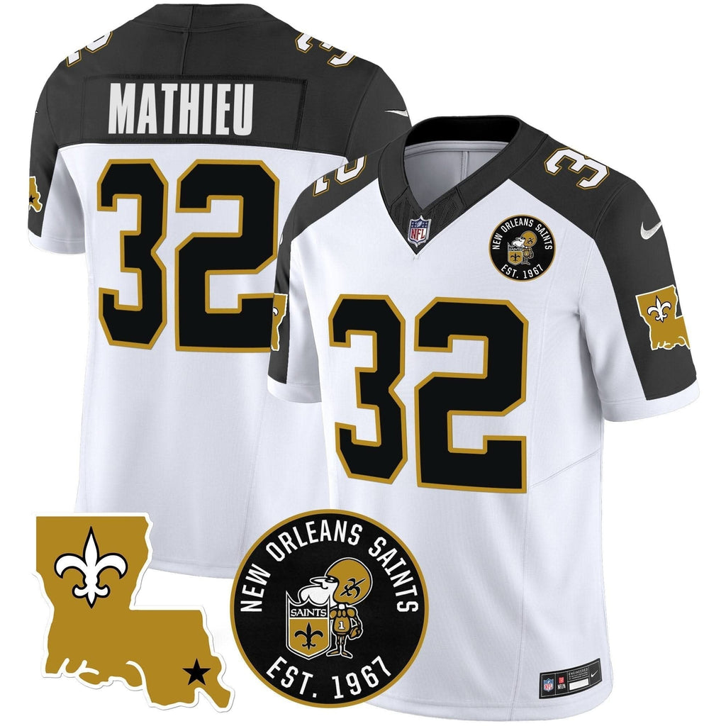 Saints EST. 1967 Patch Vapor Jersey - All Stitched - image 18