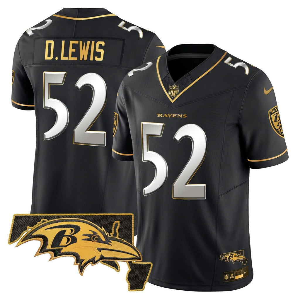 Ravens 2024 Gold Vapor Limited Jersey - All Stitched - image 36
