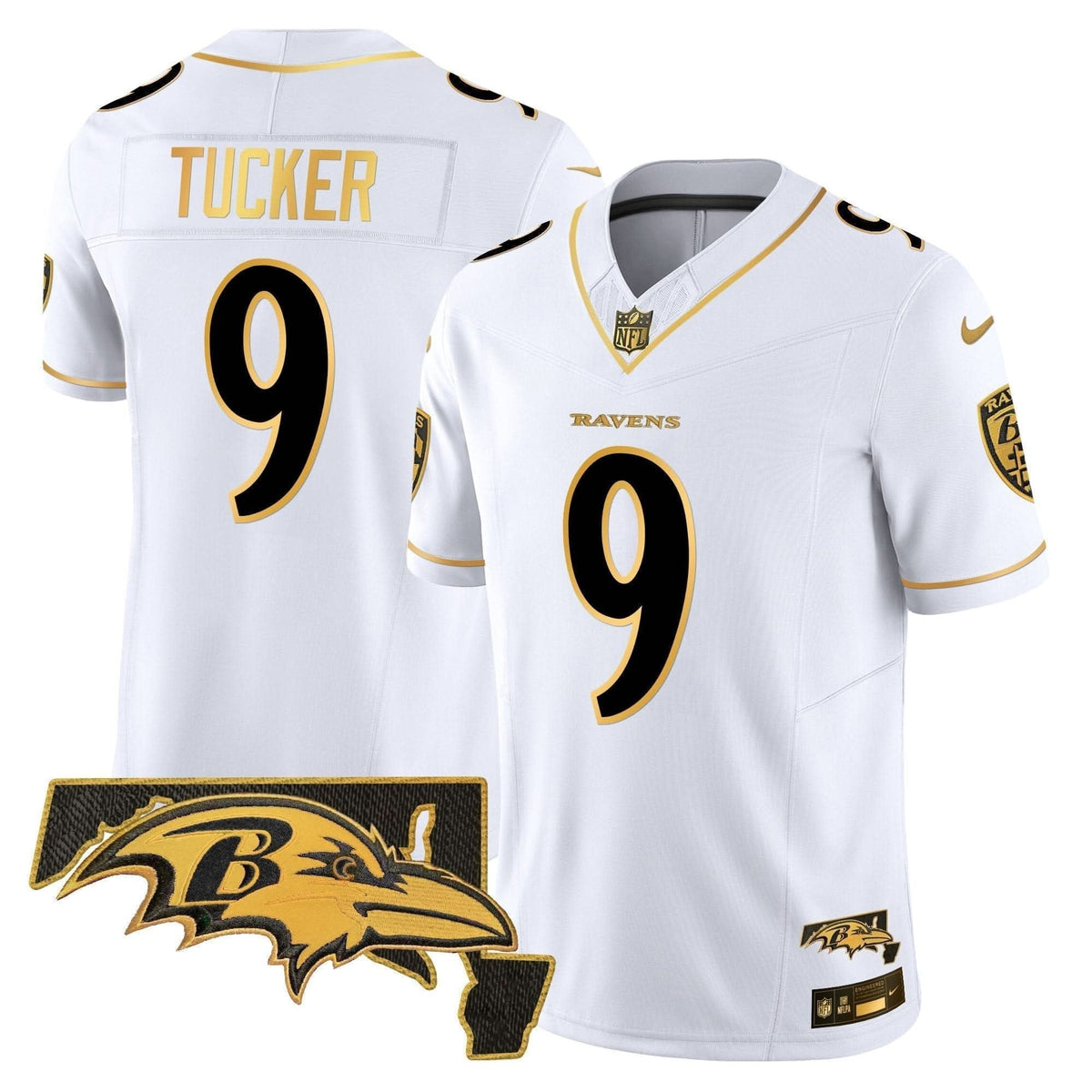 Ravens 2024 Gold Vapor Limited Jersey - All Stitched - image 13