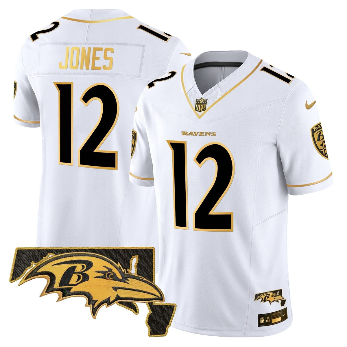 Ravens 2024 Gold Vapor Limited Jersey - All Stitched - image 18