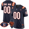 Bears Illinois Patch Vapor Limited Custom Jersey V2 - All Stitched - image 1