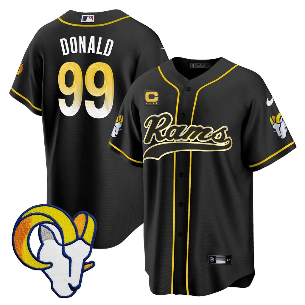 Rams Baseball Jersey - All Stitched - image 36