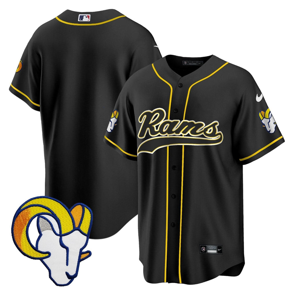 Rams Baseball Jersey - All Stitched - image 42