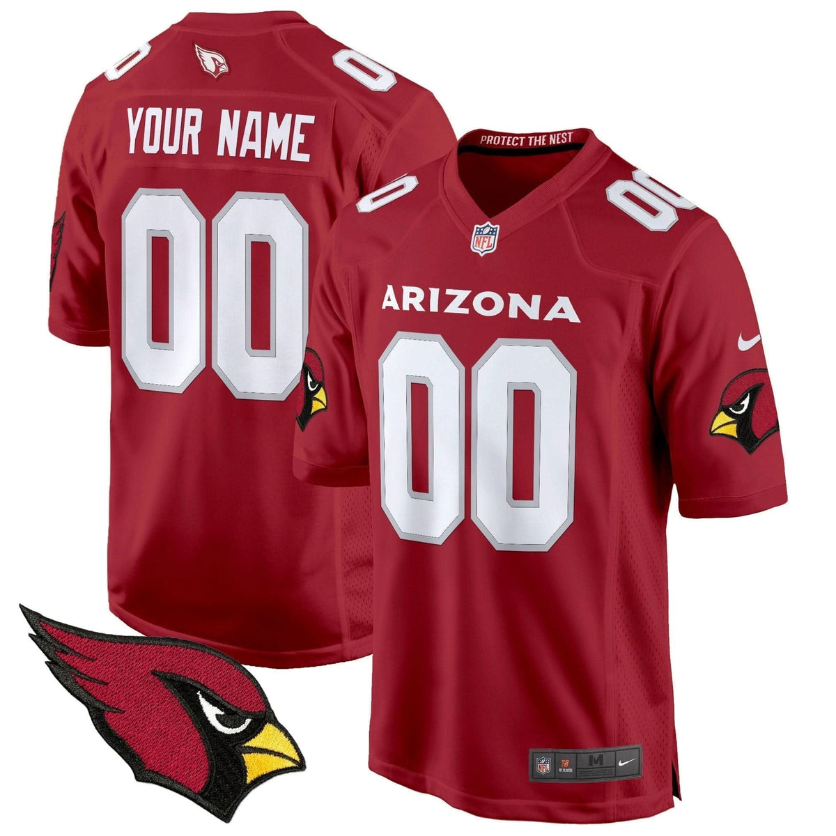 Arizona Cardinals 2024 Game Custom Jersey - All Stitched - image 4