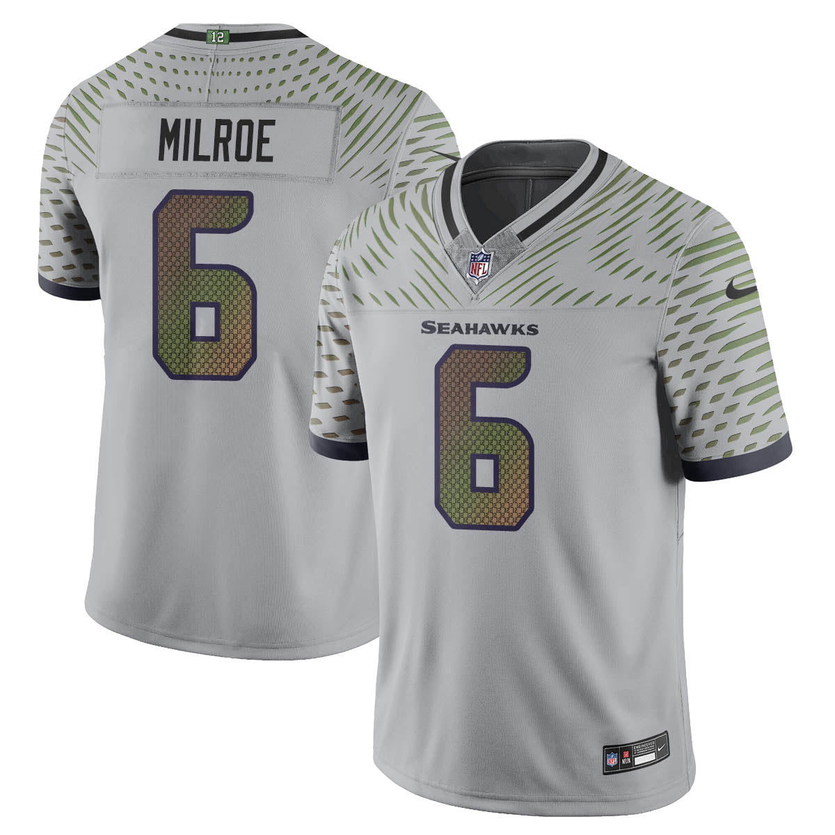 Seattle Seahawks F.U.S.E. Limited Rivalry Series Jersey - All Stitched - image 6