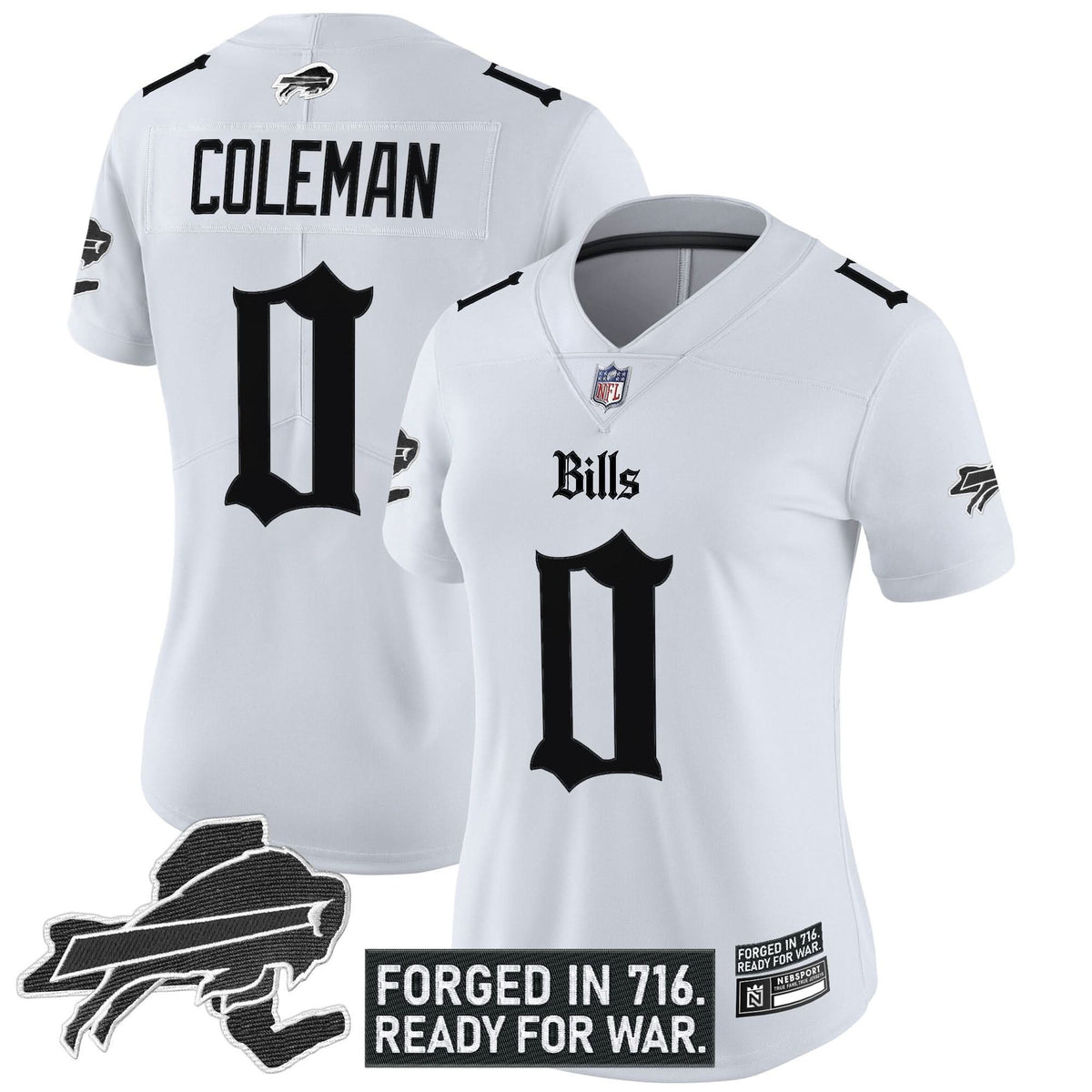 Women's Buffalo Bills 'Gothic Cold Front Edition' Vapor Limited Jersey - All Stitched - image 15