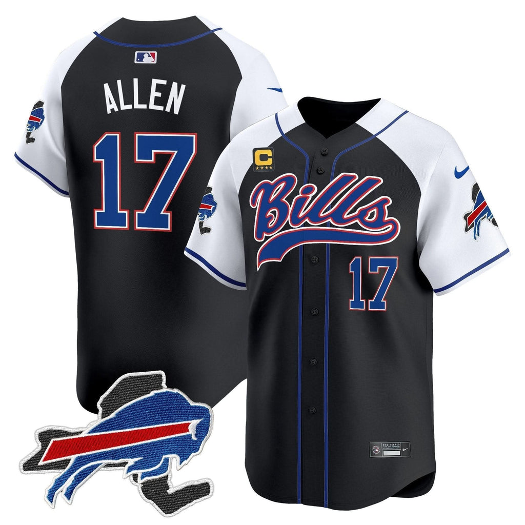Buffalo Bills 2024 New York Patch Vapor Baseball Jersey - All Stitched - image 1